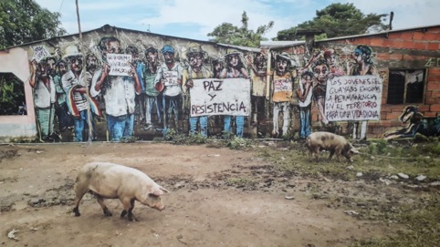 Wandmalereien in Barrancabermeja