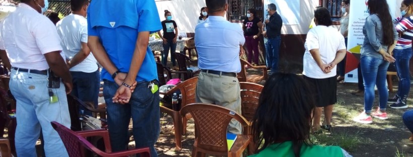 Acompañamiento de PWS en la comunidad de Cerro Escondido, municipio de Marcovia, departamento de Choluteca.
