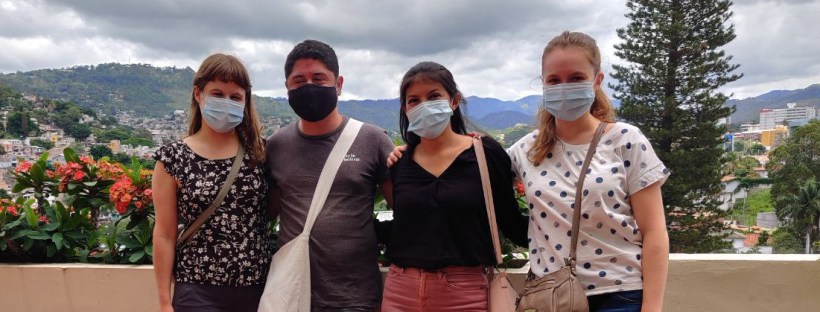 El equipo internacional actual de PWS en Tegucigalpa.